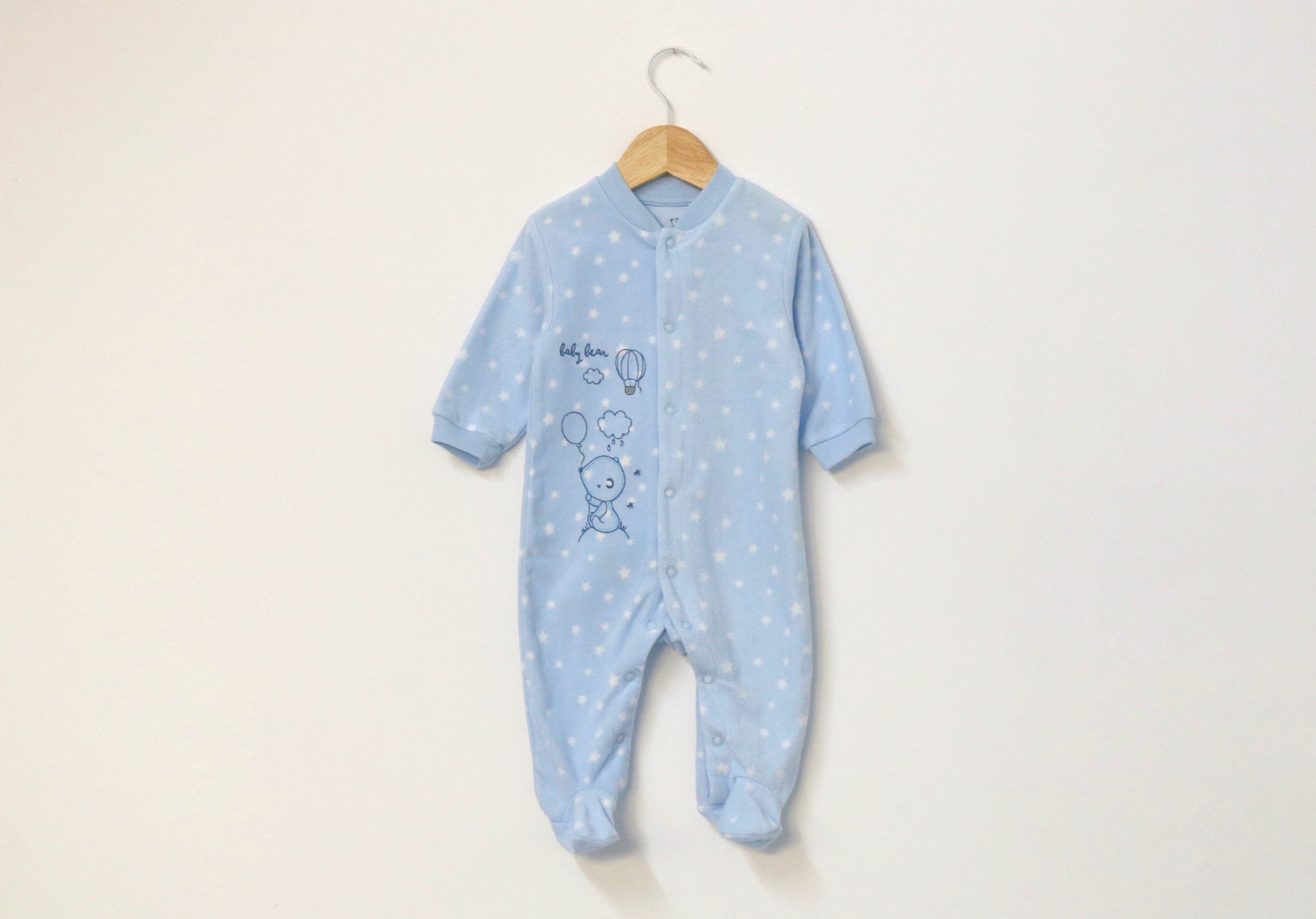 Babygrow c/ pés para Bebé Menino de 3 - 6 meses | Clobies