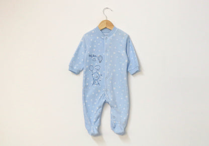 Babygrow c/ pés para Bebé Menino de 3 - 6 meses | Clobies