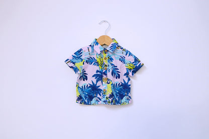 Camisa para Bebé Menino de 1 - 3 meses | Clobies