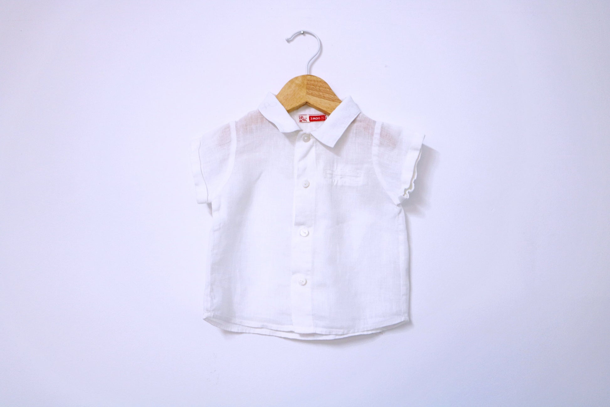 Camisa para Bebé Menino de 1 - 3 meses | Clobies