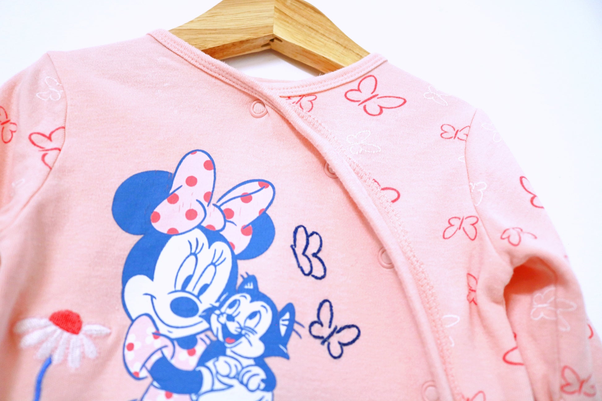 Babygrow c/ pés para Bebé Menina de 0/1 meses | Clobies