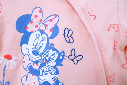 Babygrow c/ pés para Bebé Menina de 0/1 meses | Clobies
