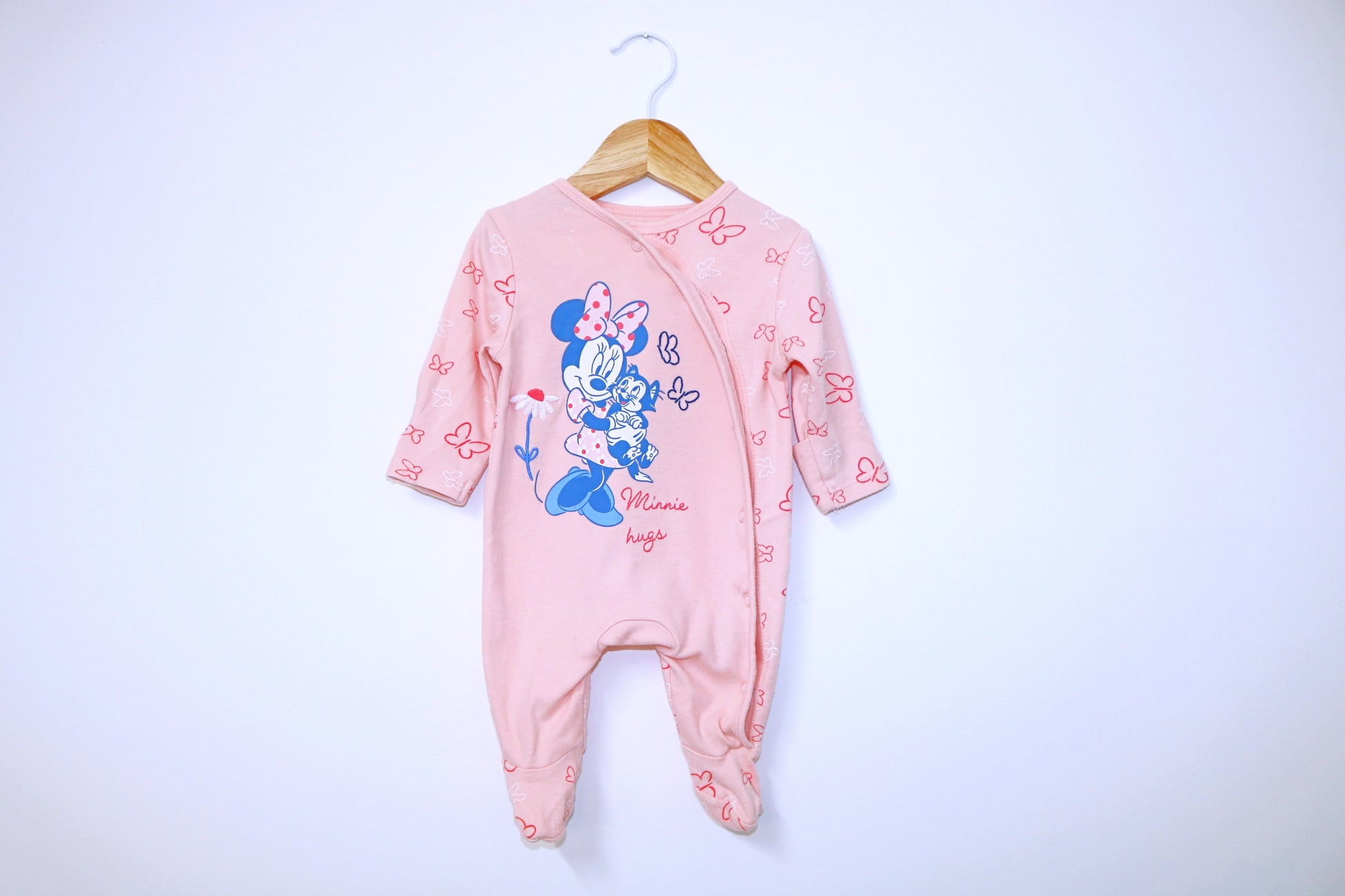 Babygrow c/ pés para Bebé Menina de 0/1 meses | Clobies