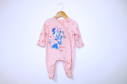 Babygrow c/ pés para Bebé Menina de 0/1 meses | Clobies