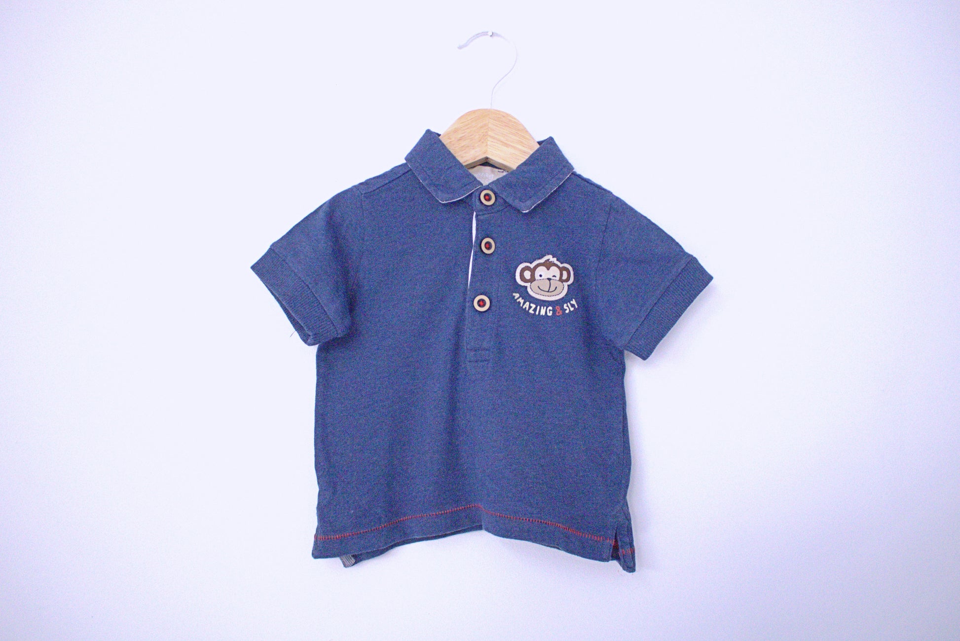 Polo para Bebé Menino de 6 - 9 meses | Clobies