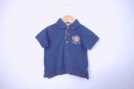 Polo para Bebé Menino de 6 - 9 meses | Clobies