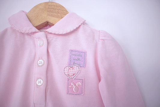 Camisola Polo para Bebé Menina de 0/1 meses | Clobies