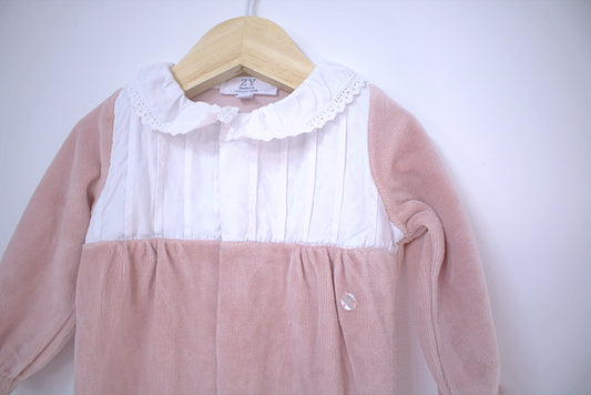 Babygrow c/ pés para Bebé Menina de 3 - 6 meses | Clobies