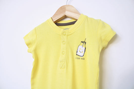 Pijama macacão manga curta para Bebé Menina, Bebé Menino de 3 - 6 meses | Clobies