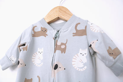 Babygrow c/ pés para Bebé Menino de 0/1 meses | Clobies