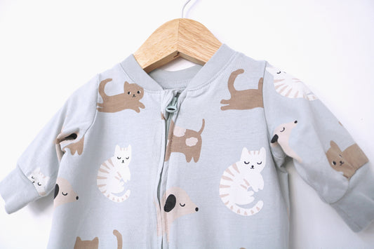 Babygrow c/ pés para Bebé Menino de 0/1 meses | Clobies