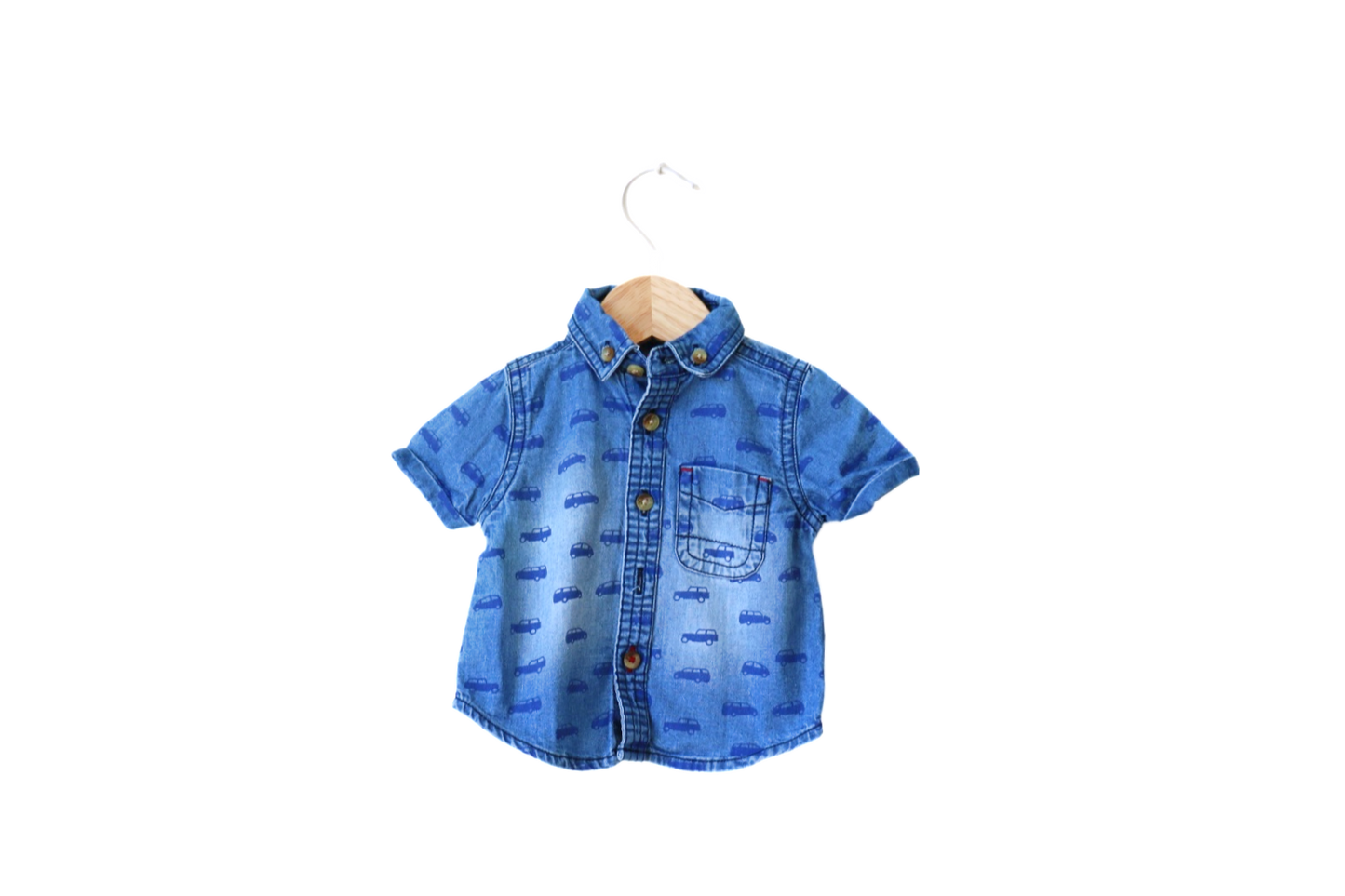 Camisa para Bebé Menino de 1 - 3 meses | Clobies