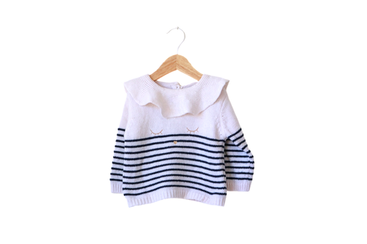 Camisola de Malha para Bebé Menina de 6 - 9 meses | Clobies