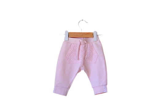 Calças moletão (fato treino) para Bebé Menina de 3 - 6 meses | Clobies