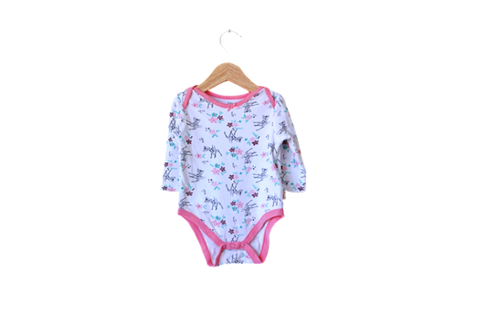 Body manga comprida para Bebé Menina de 6 - 9 meses | Clobies