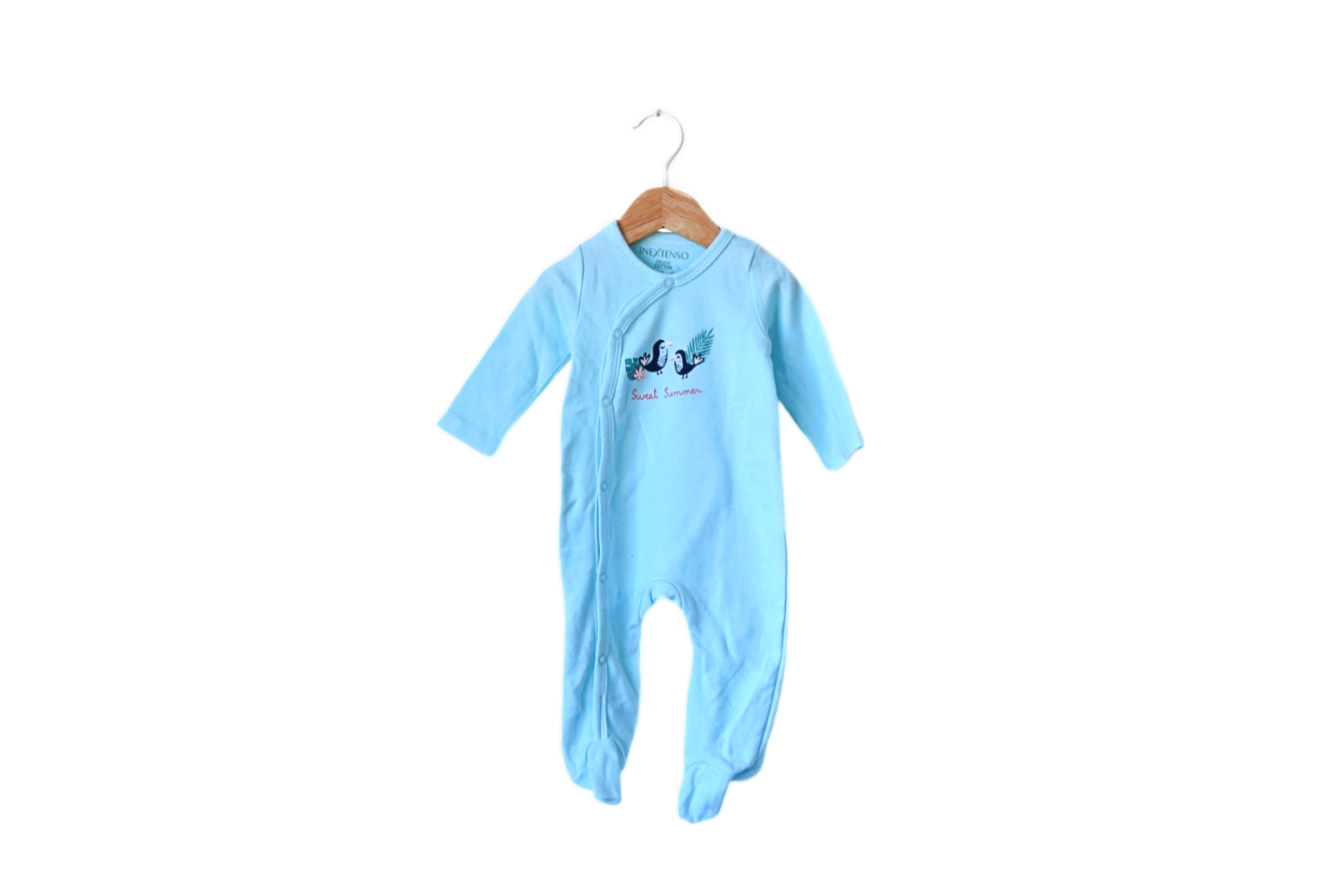 Babygrow c/ pés para Bebé Menina de 1 - 3 meses | Clobies