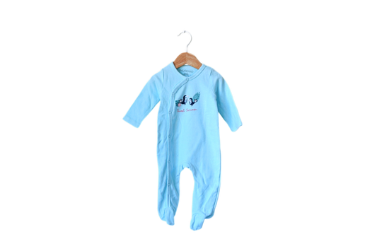 Babygrow c/ pés para Bebé Menina de 1 - 3 meses | Clobies