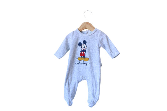 Babygrow c/ pés para Bebé Menino de 0/1 meses | Clobies