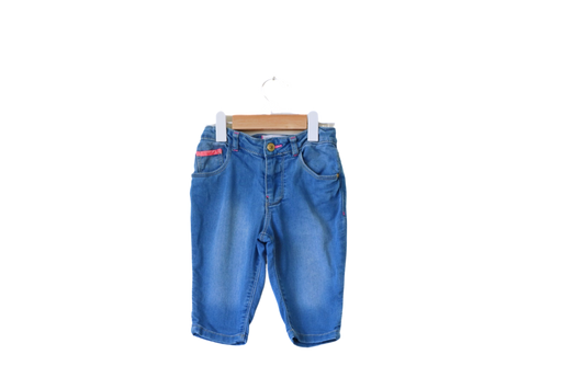 Calças de ganga (jeans) para Bebé Menina de 6 - 9 meses | Clobies