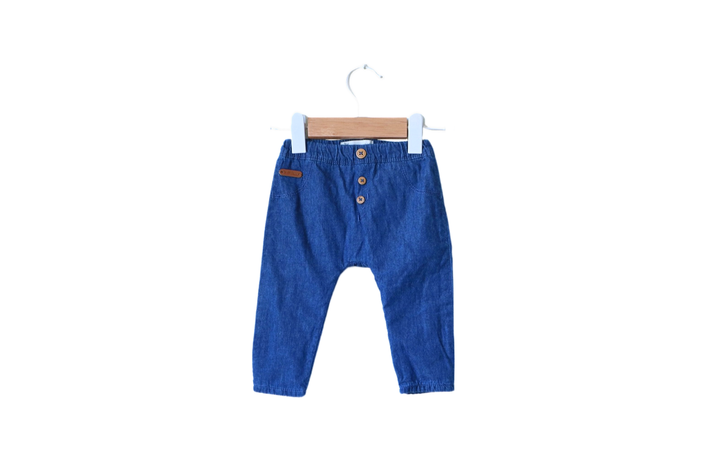 Calças de ganga (jeans) para Bebé Menino de 3 - 6 meses | Clobies