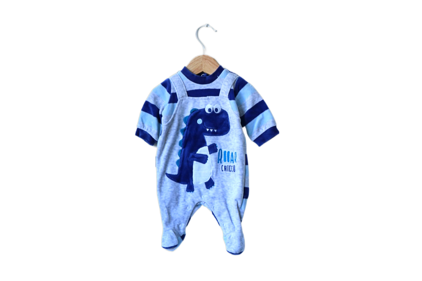 Babygrow c/ pés para Bebé Menino de 0 meses | Clobies