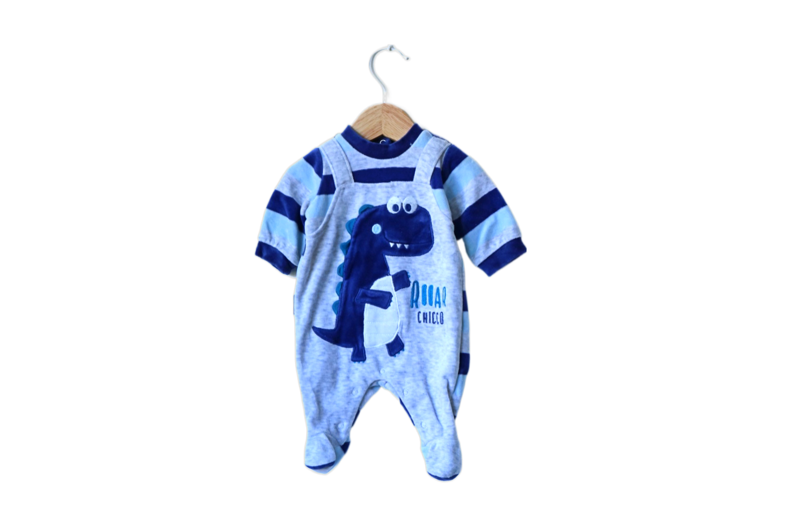 Babygrow c/ pés para Bebé Menino de 0 meses | Clobies