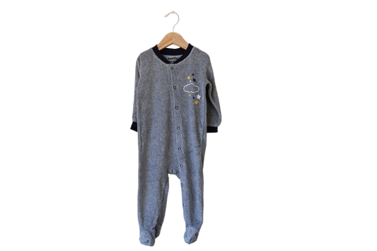 Babygrow c/ pés para Bebé Menino de 6 - 9 meses | Clobies