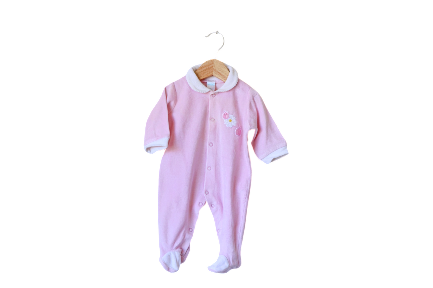 Babygrow c/ pés para Bebé Menina de 0/1 meses | Clobies