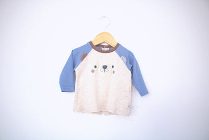 Camisola de Algodão Fina ▪️ Bebé 3 - 6 meses