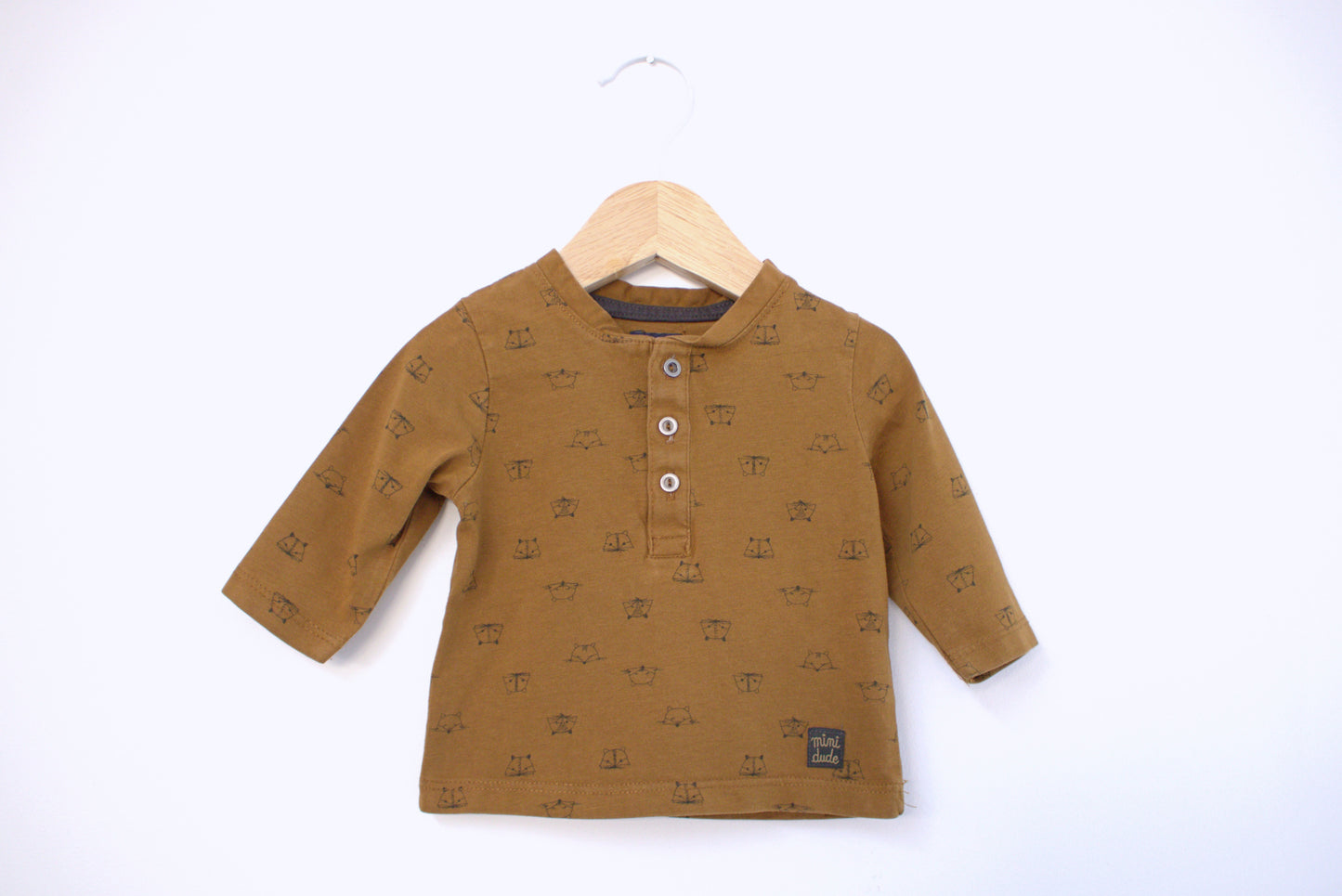 Camisola de Algodão Fina ▪️ Bebé 0/1 meses